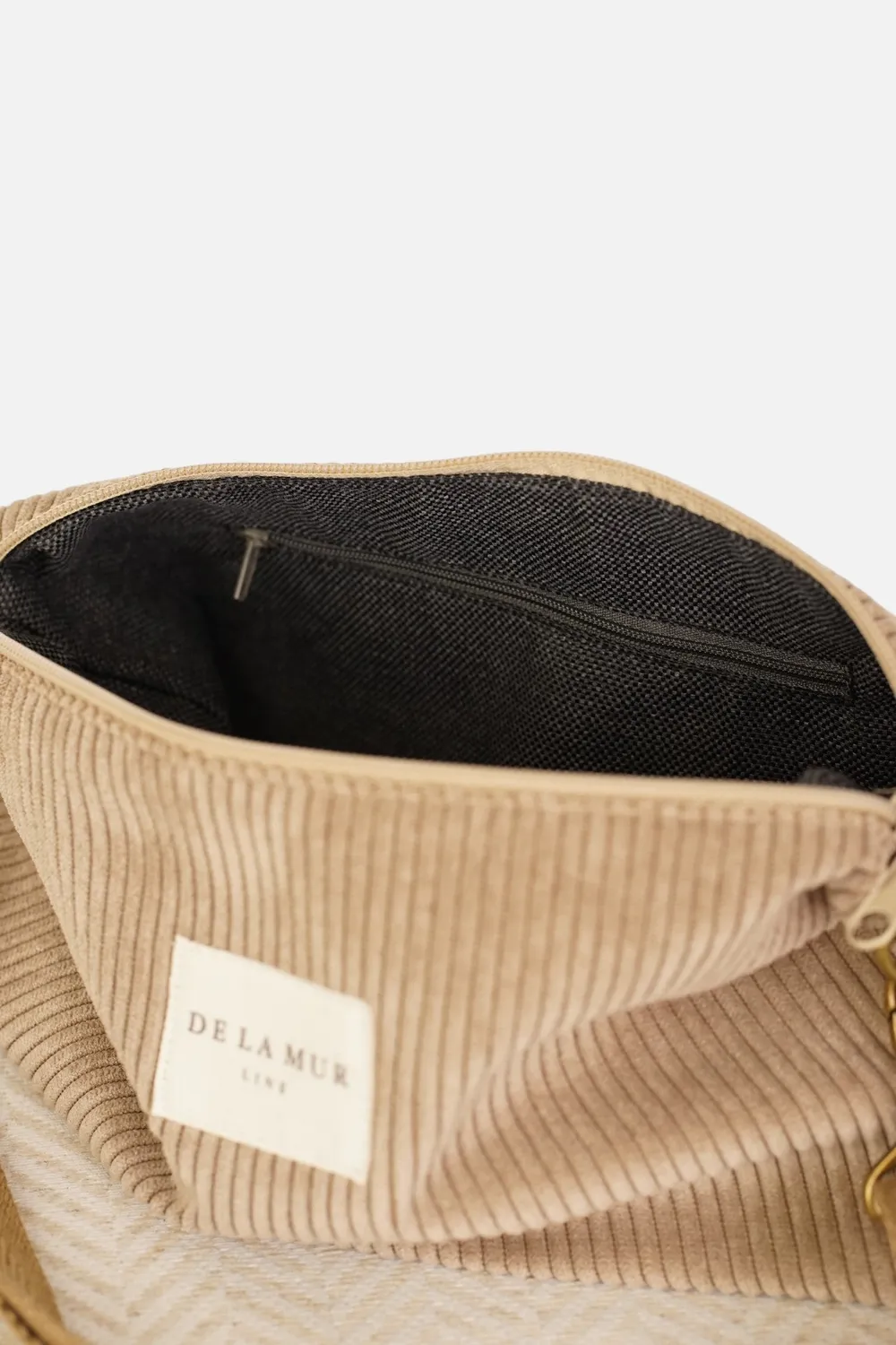 De La Mur Toast clutchveske beige 29x17x5