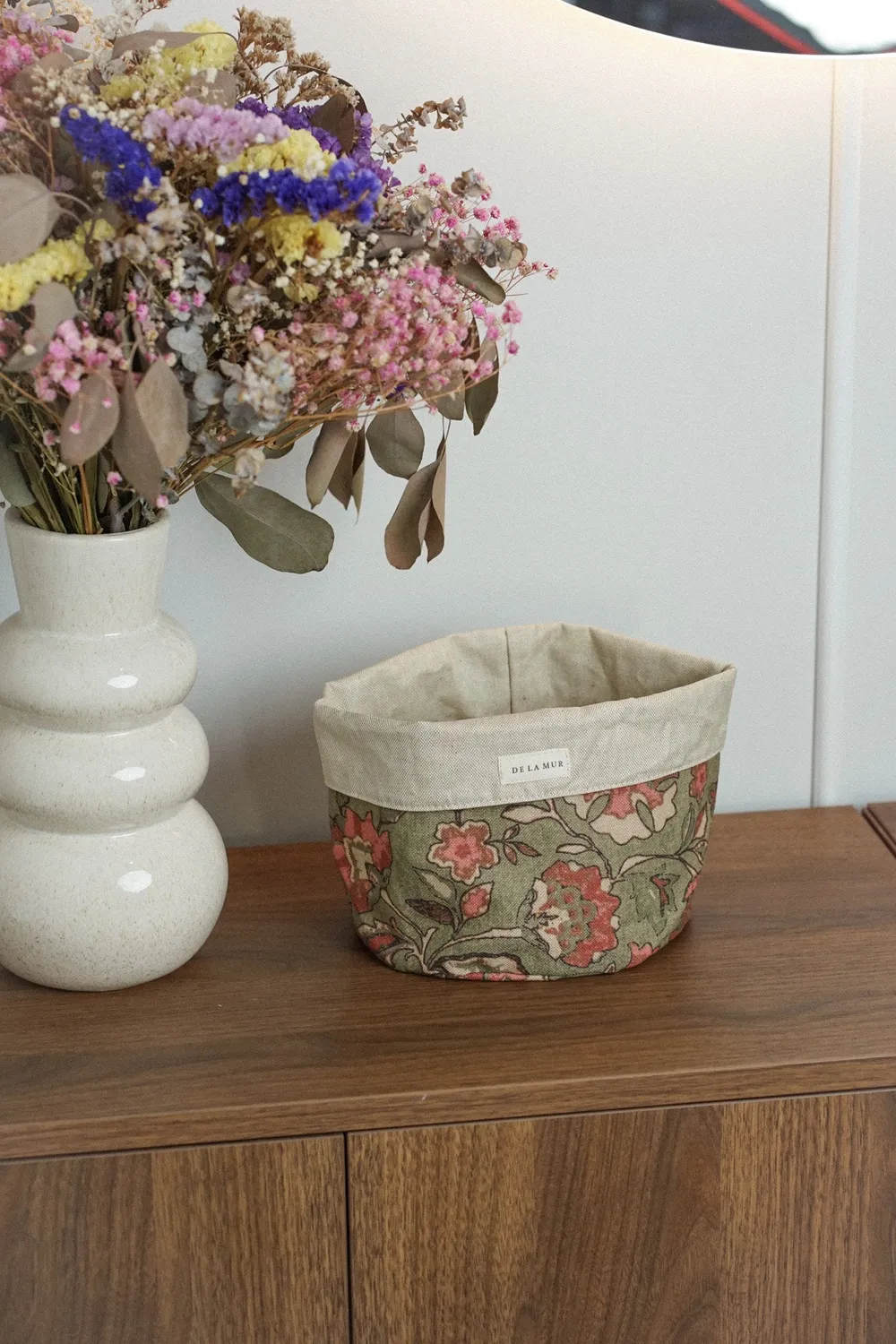 De La Mur Campa kurv 17 cm rosa blomst