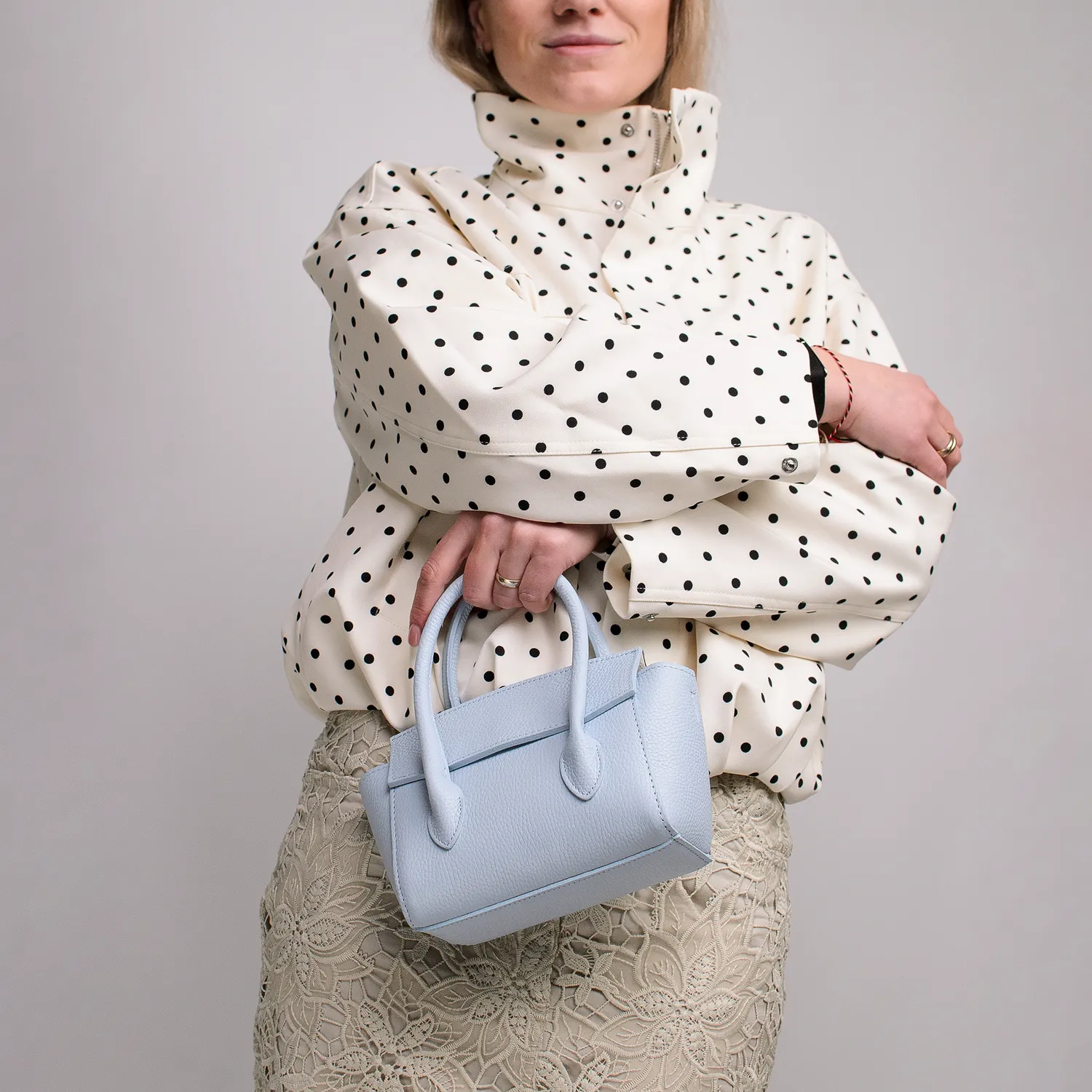 Latalia Bari skinnveske lyseblå pastel blue