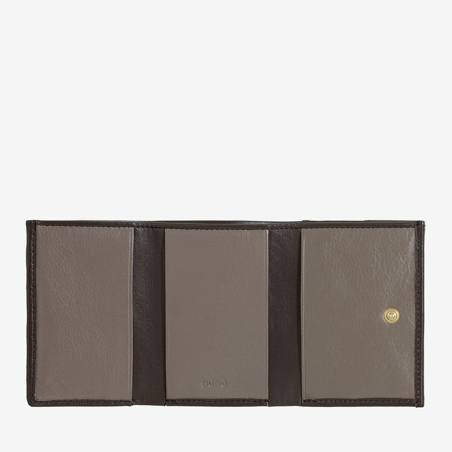 DuDubags Honduras lommebok dame coffee brown flettet