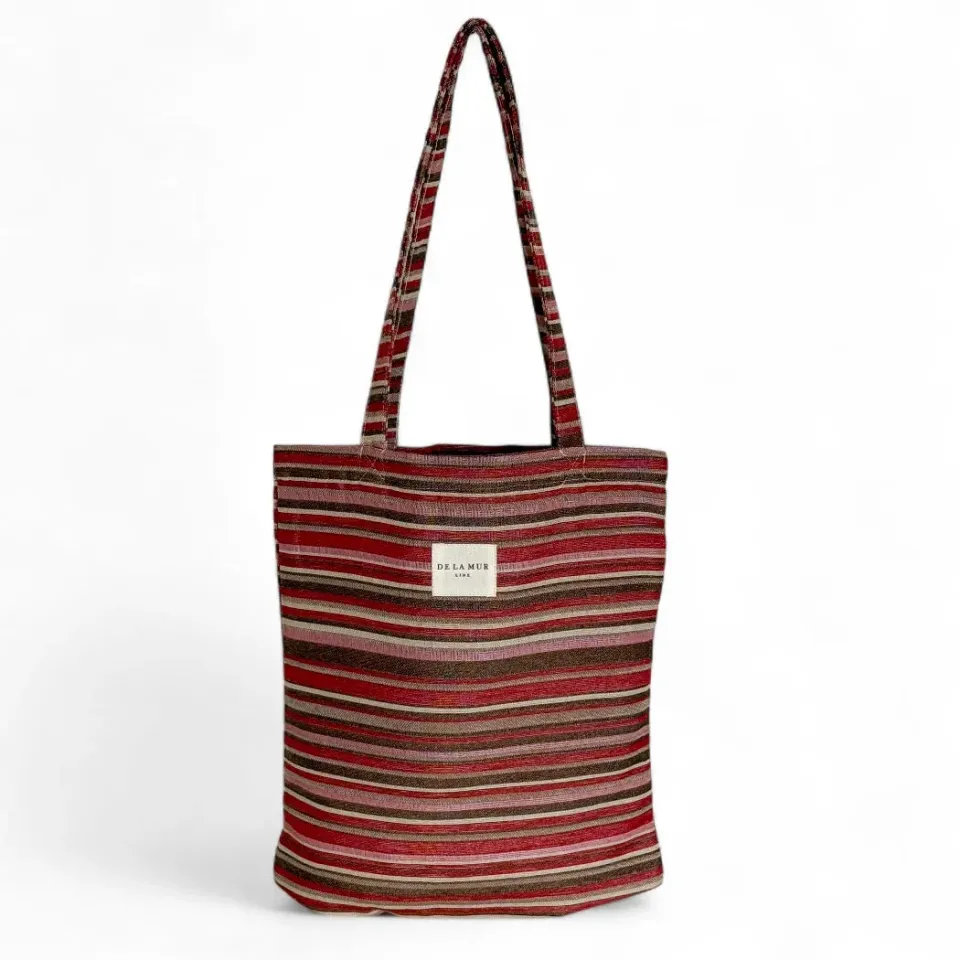 De La Mur Pita liten totebag stripete 34x37 cm