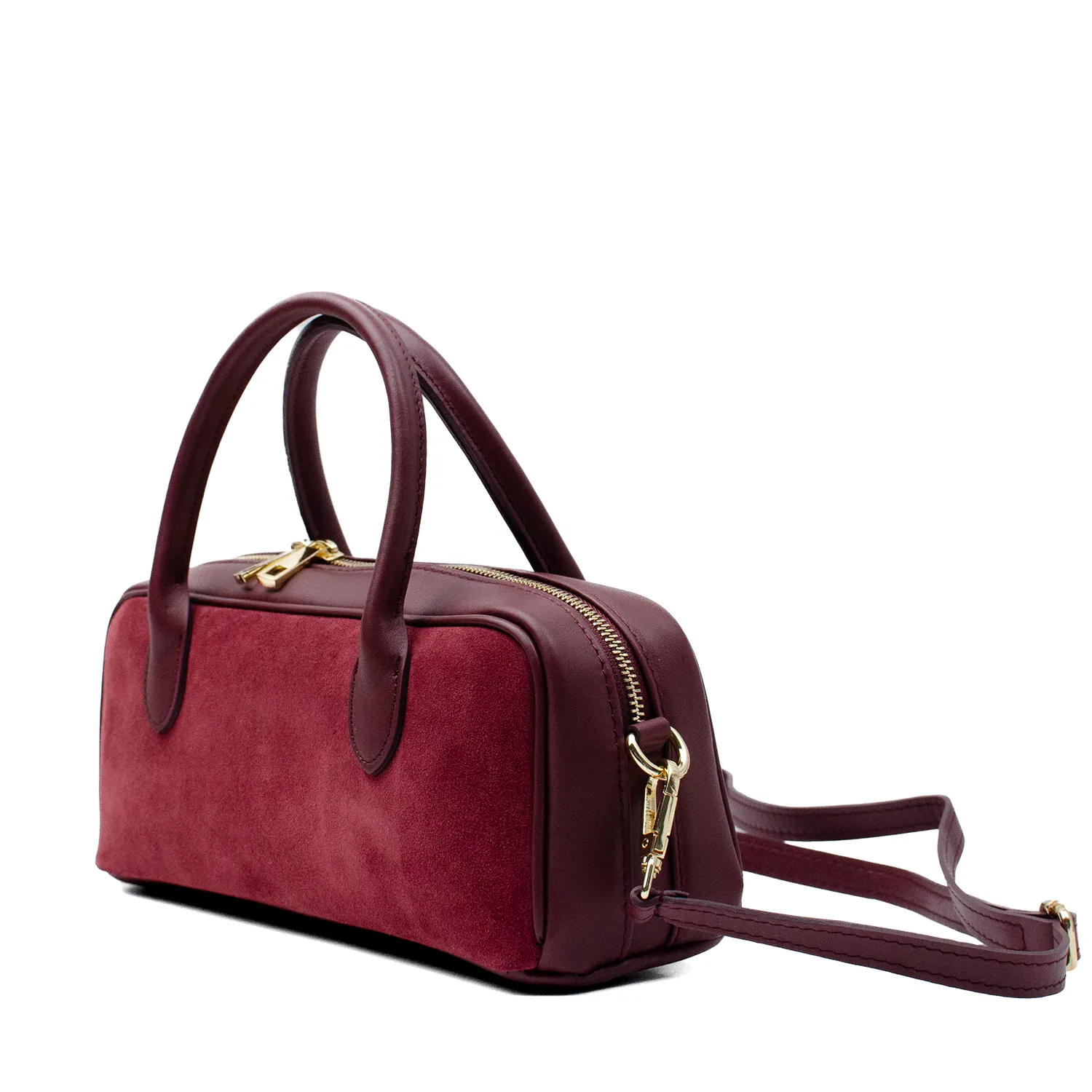 Latalia Alba-mini håndveske bordeaux nappa