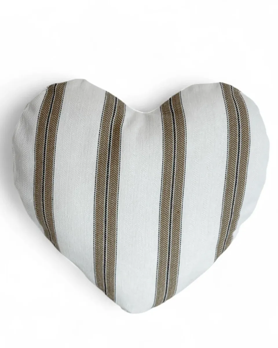 De La Mur Corazón Pon hjertepute stripet 33 cm