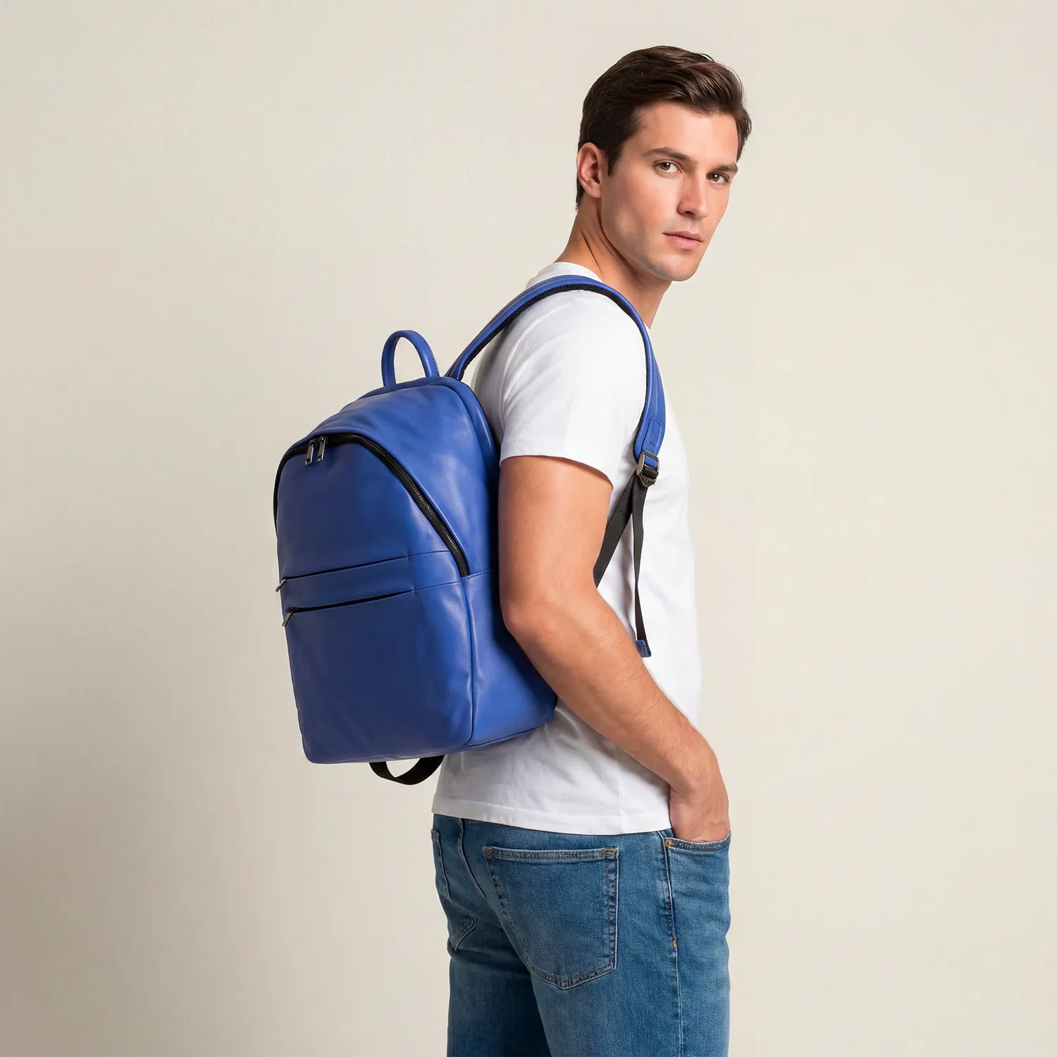 DuDubags New York PC-ryggsekk i skinn til jobb