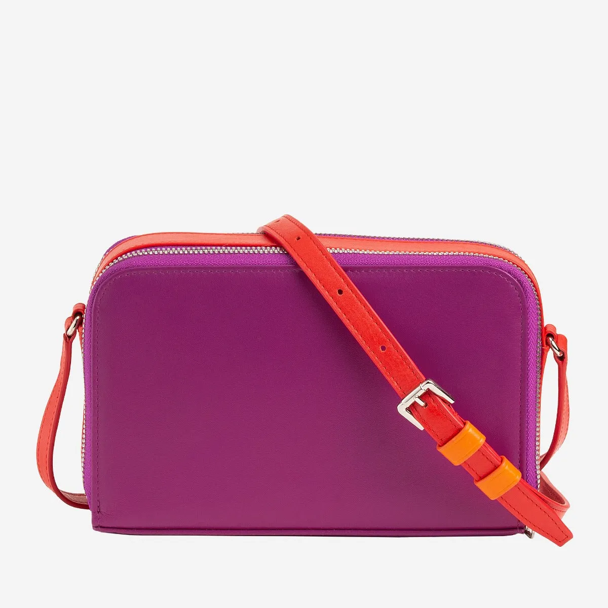 DuDubags Inès mini skulderveske flamingo pink nappa