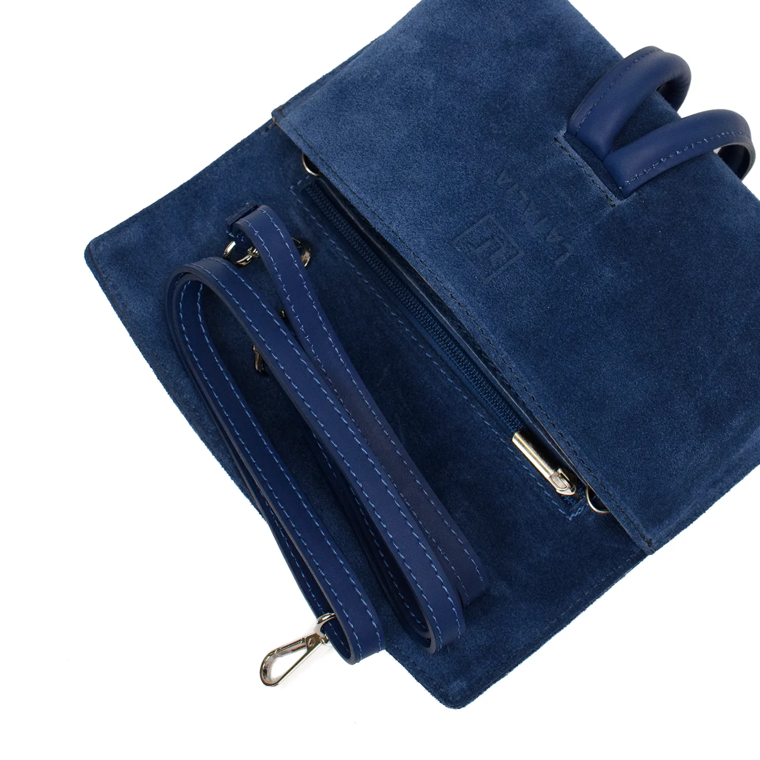 Latalia Barletta mockaveske blå 23 cm clutch