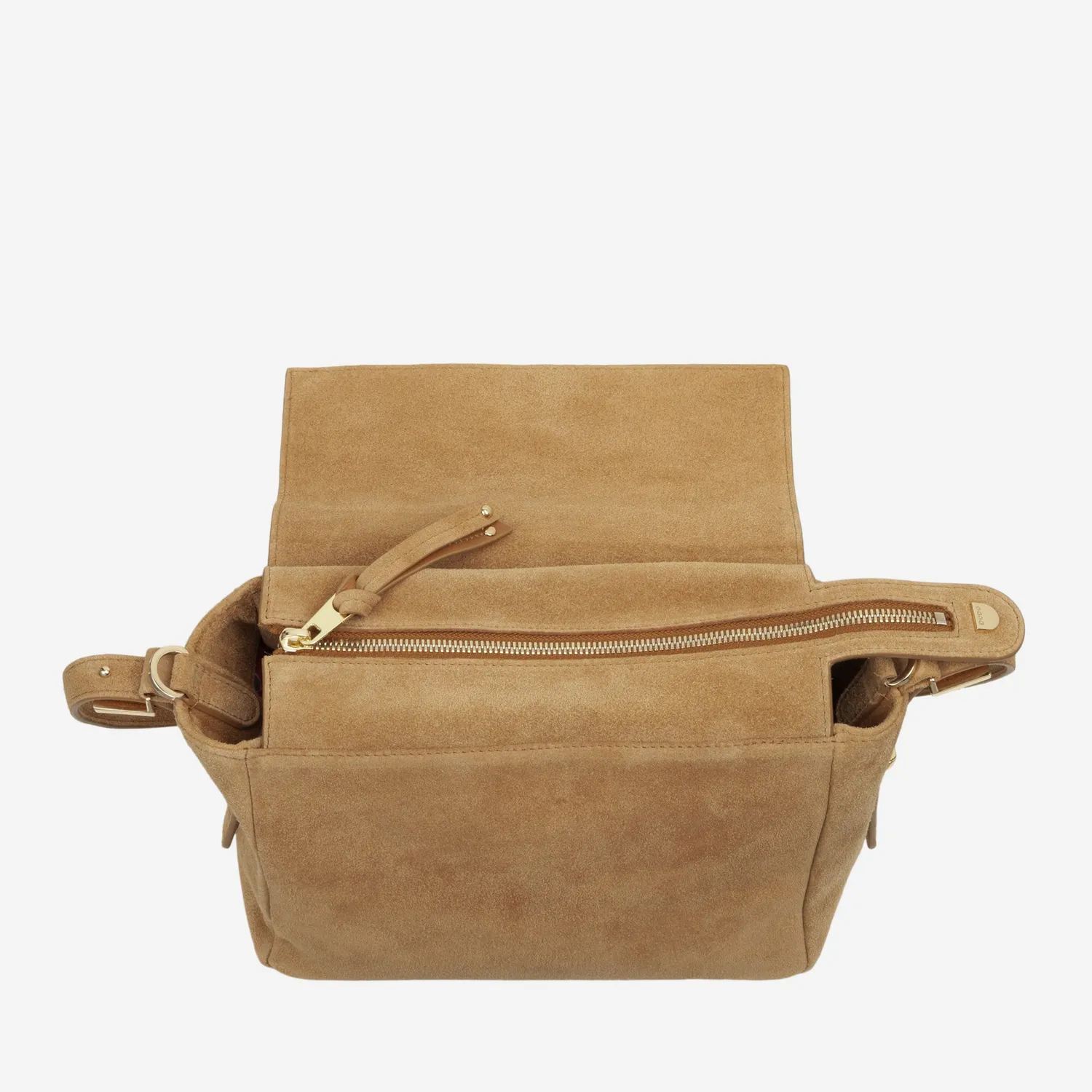 DuDubags Scala Mini skulderveske i skinn med klaff
