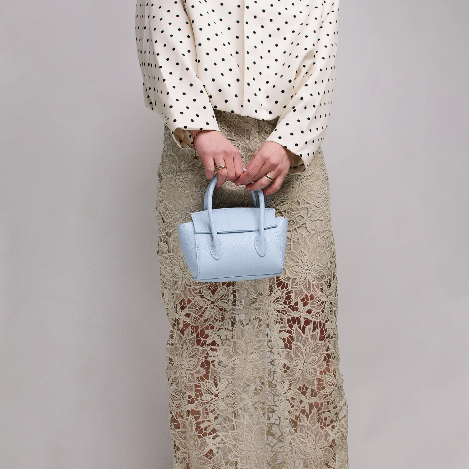 Latalia Bari skinnveske lyseblå pastel blue