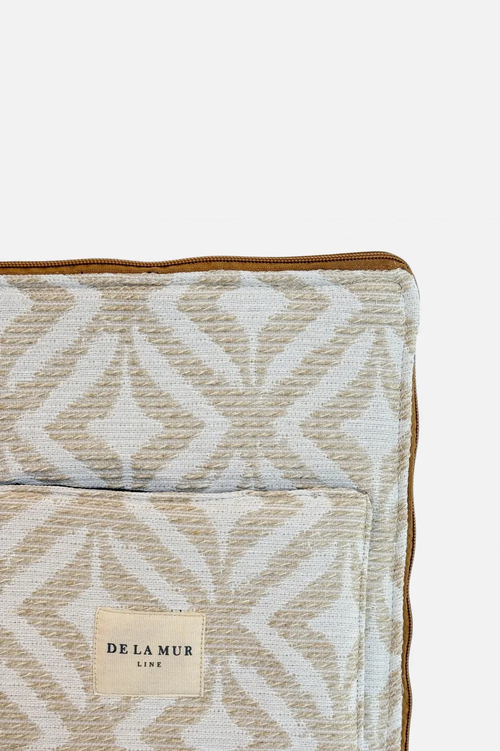 De La Mur Campo PC-veske 14" beige geometrisk