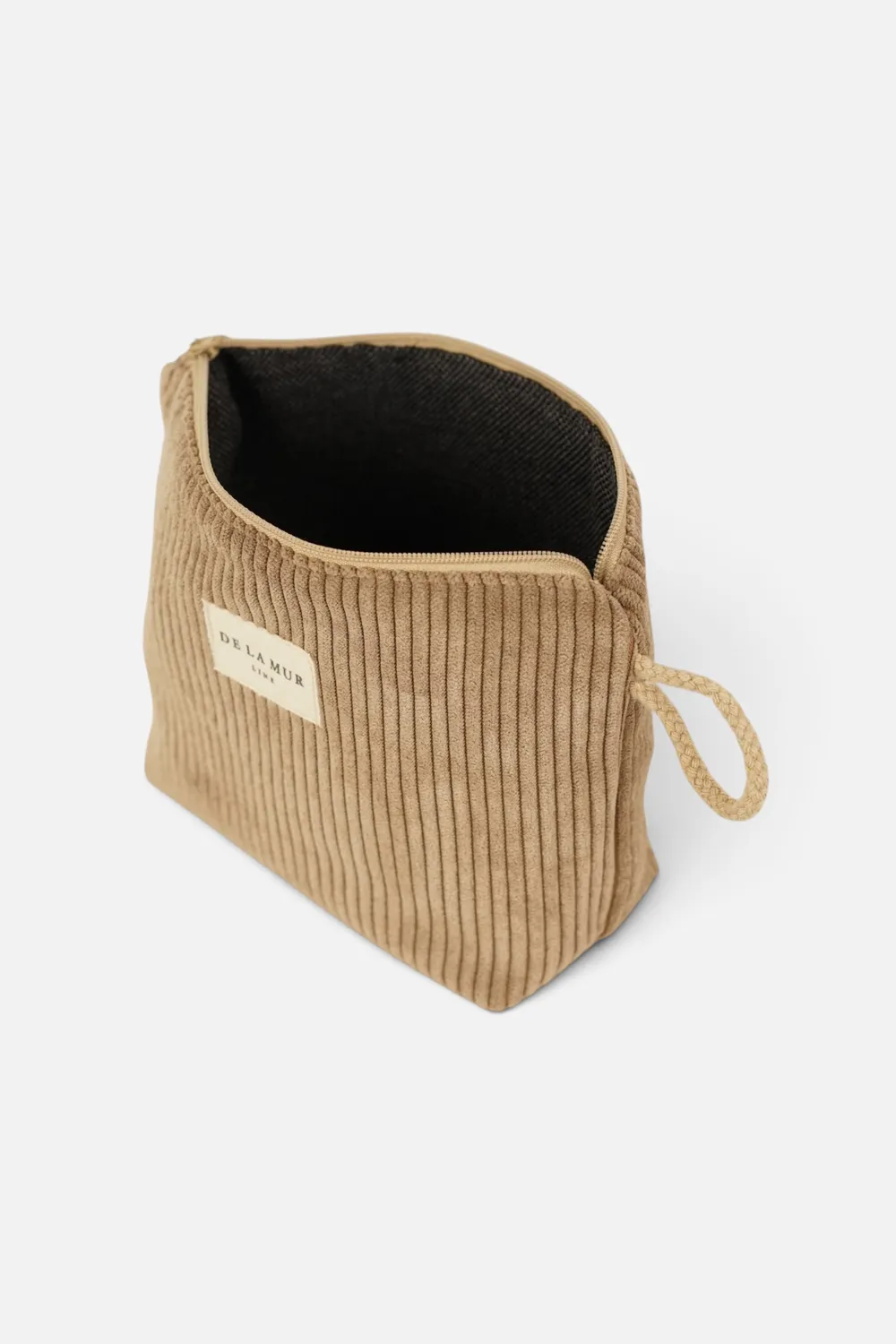De La Mur Toast liten toalettmappe beige 19 cm