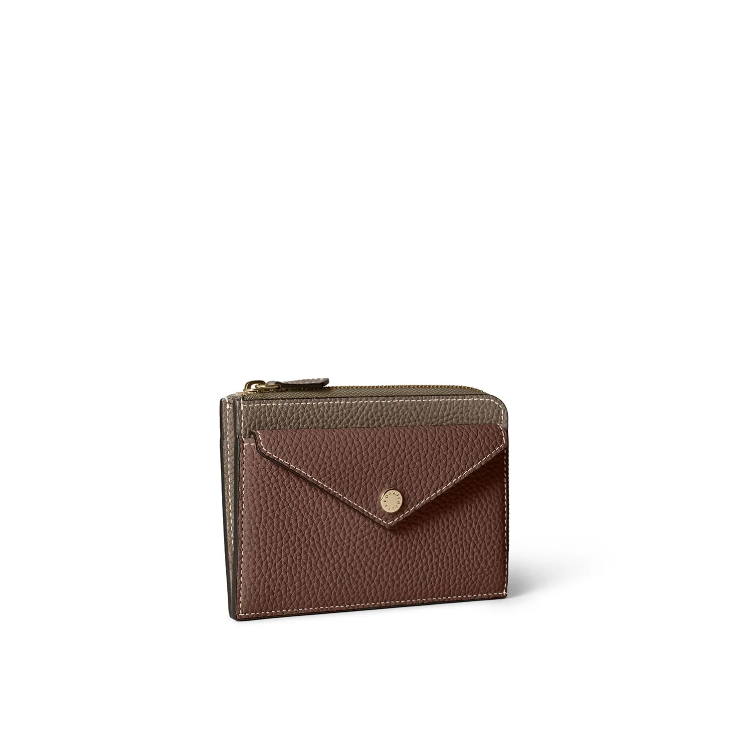 Bonaventura Zip konvoluttlommebok Etoupe Bordeaux