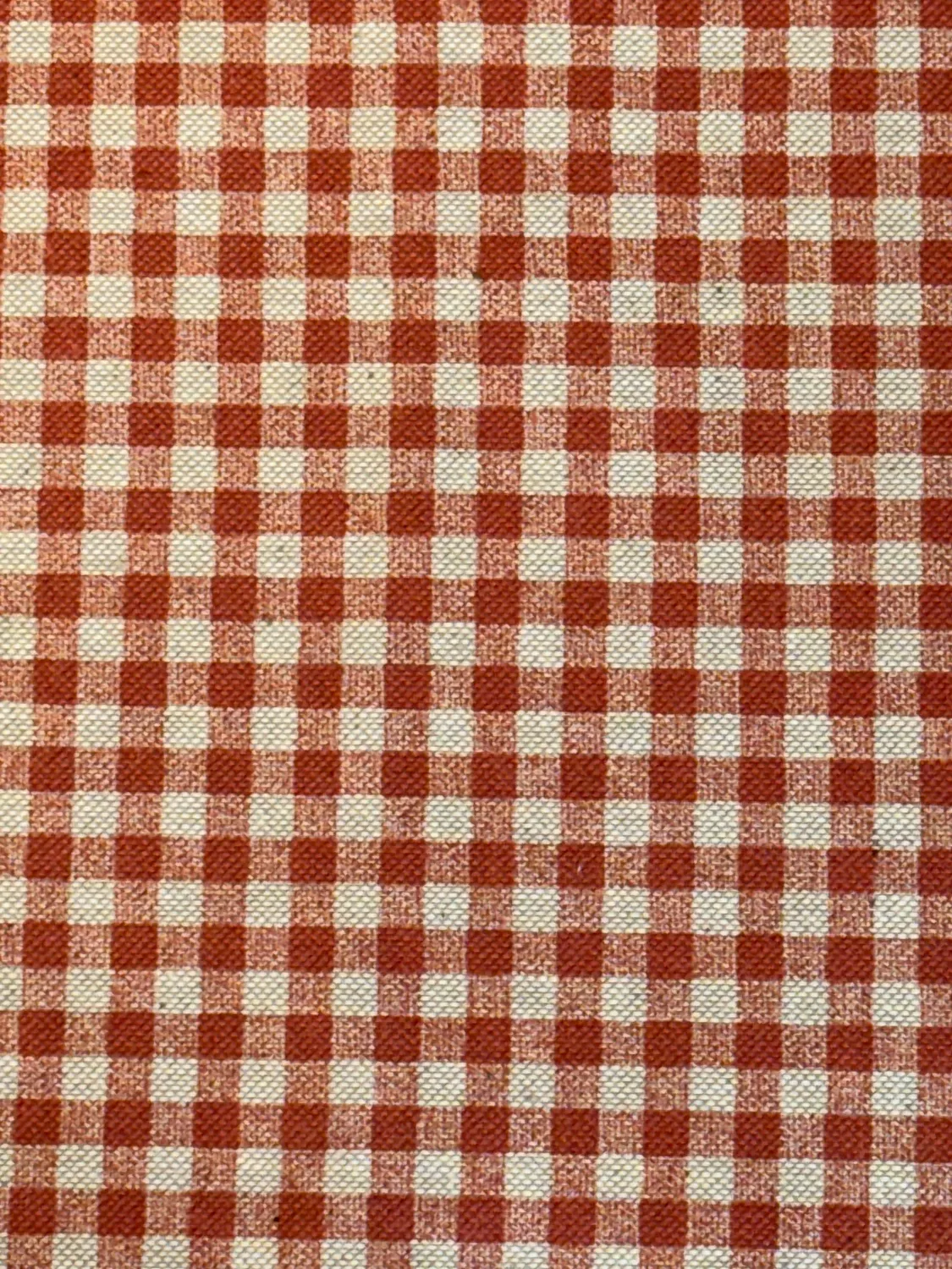 De La Mur 3C duk 140x200 terrakotta vichy