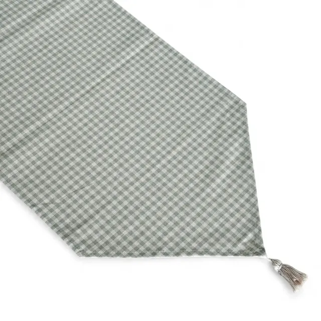 De La Mur Lica bordløper grønn vichy 42x165