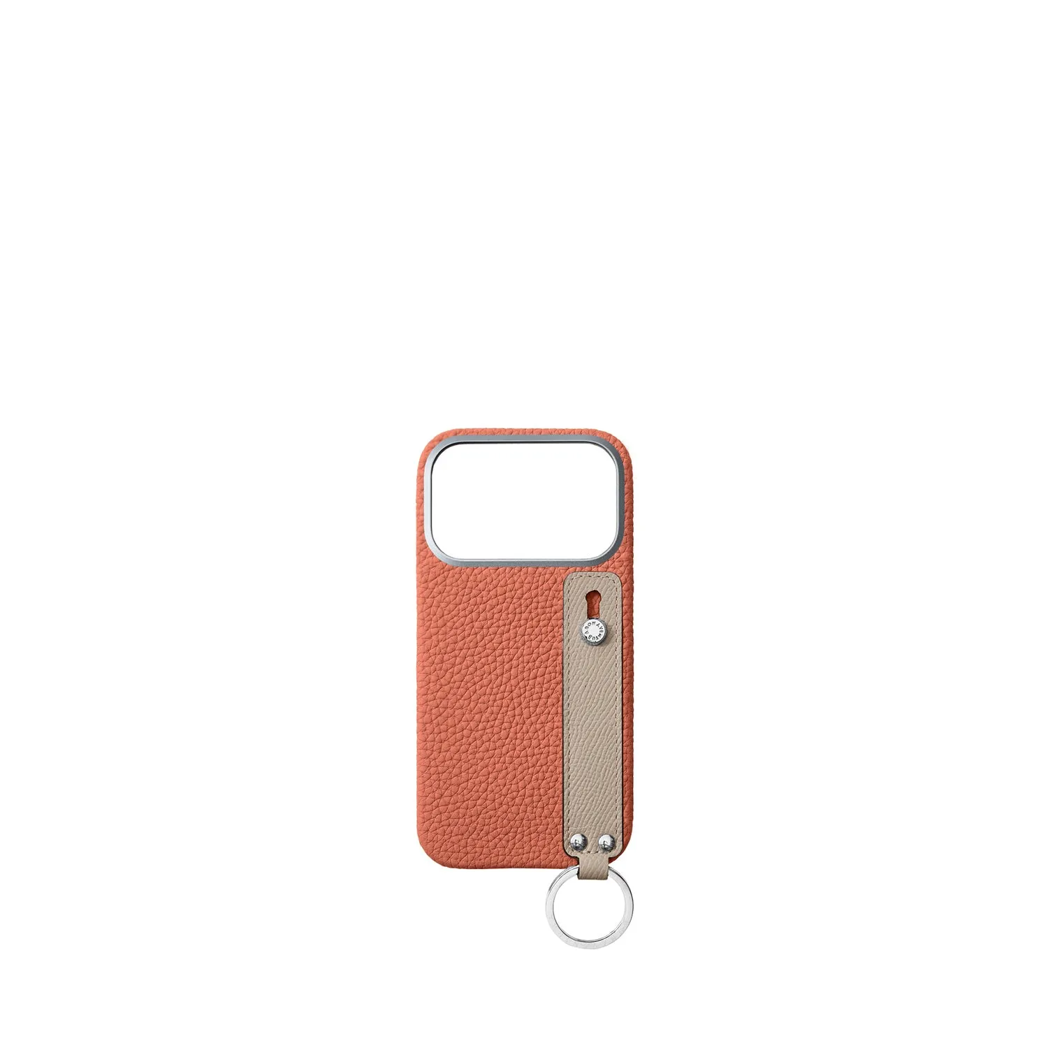 Bonaventura iPhone 17 Pro deksel Bordeaux håndtak skinn
