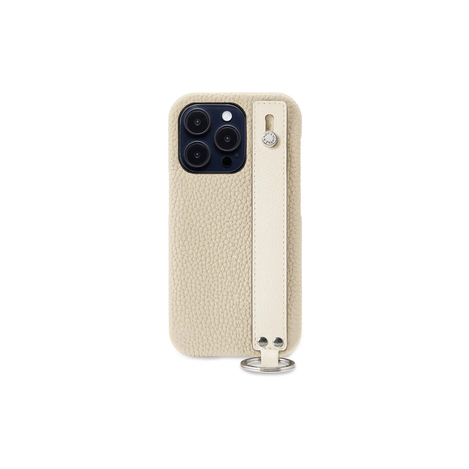 Bonaventura iPhone 14 Pro deksel håndtak greige