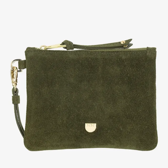 DuDubags Isola clutch skinn khaki