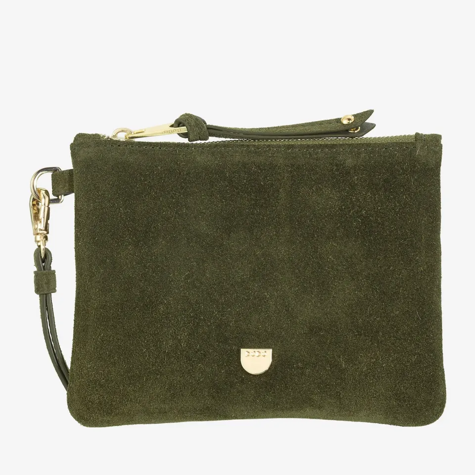 DuDubags Isola clutch skinn khaki