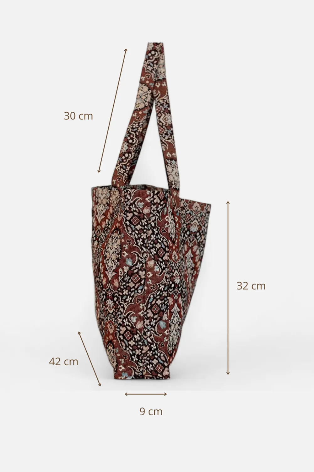 De La Mur Roco handlenett 42x32 cm oransje