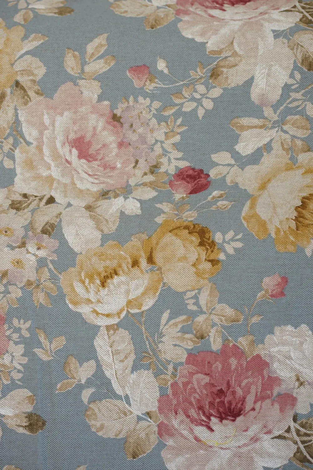 De La Mur Oria forkle blomstret rosa blå