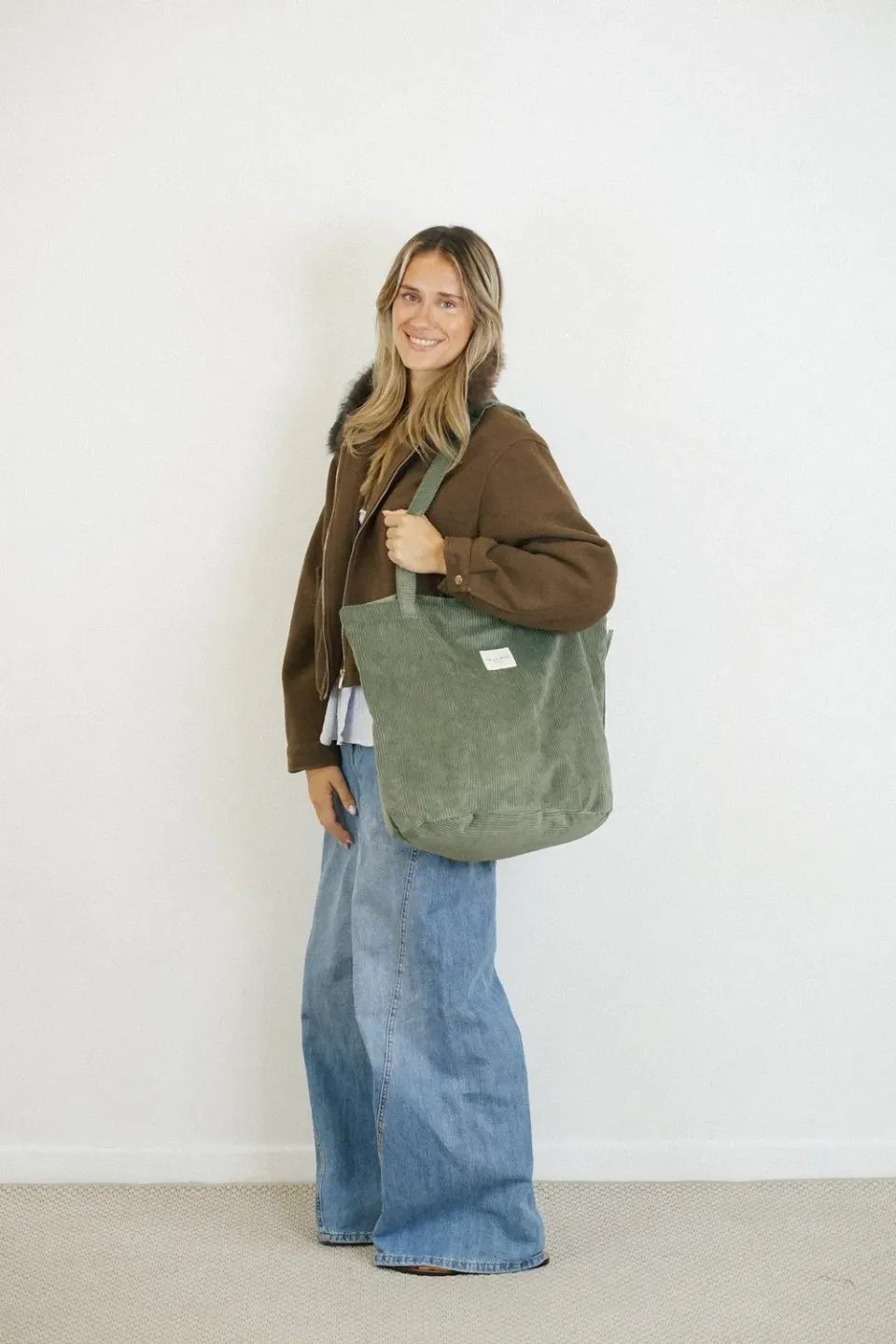 De La Mur Tree shopper stor mørkegrønn