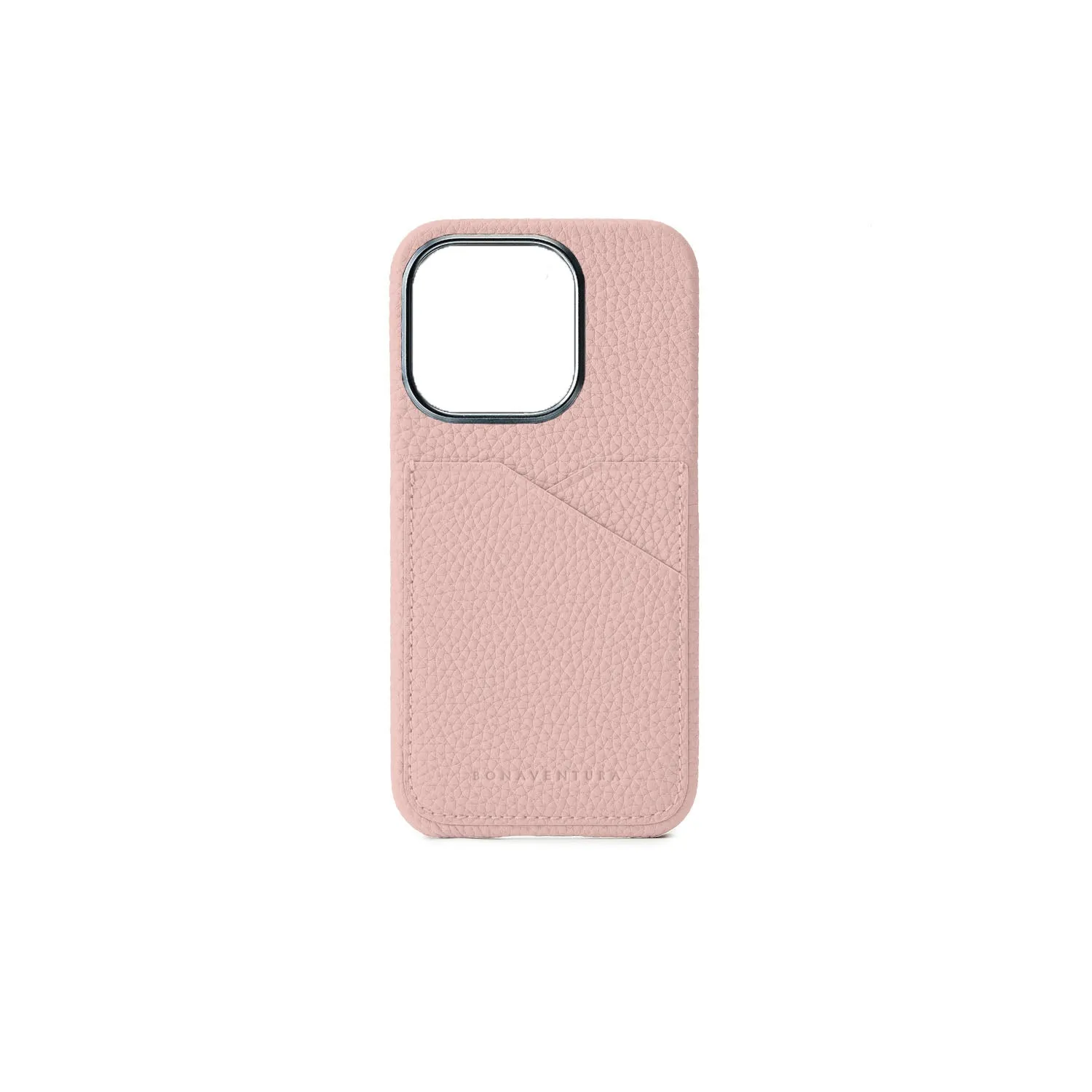 Bonaventura iPhone 15 Pro bakdeksel krympeskinn Etoupe