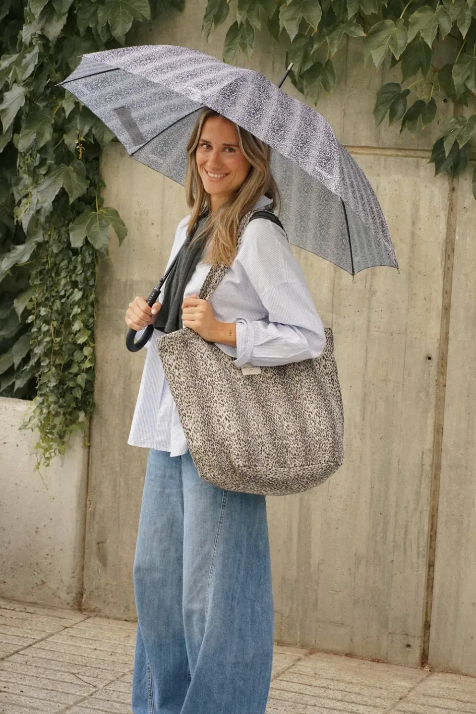 De La Mur Leo paraply leopard 102 cm