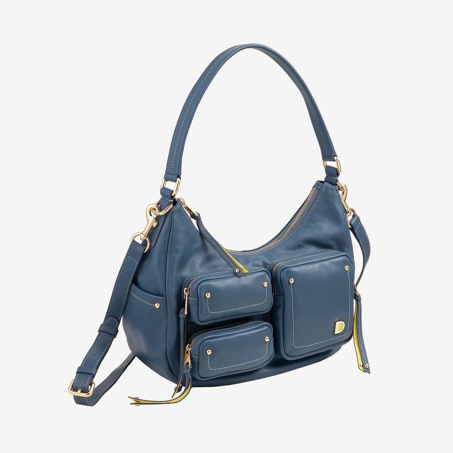 DuDubags City skulderveske skinn stor