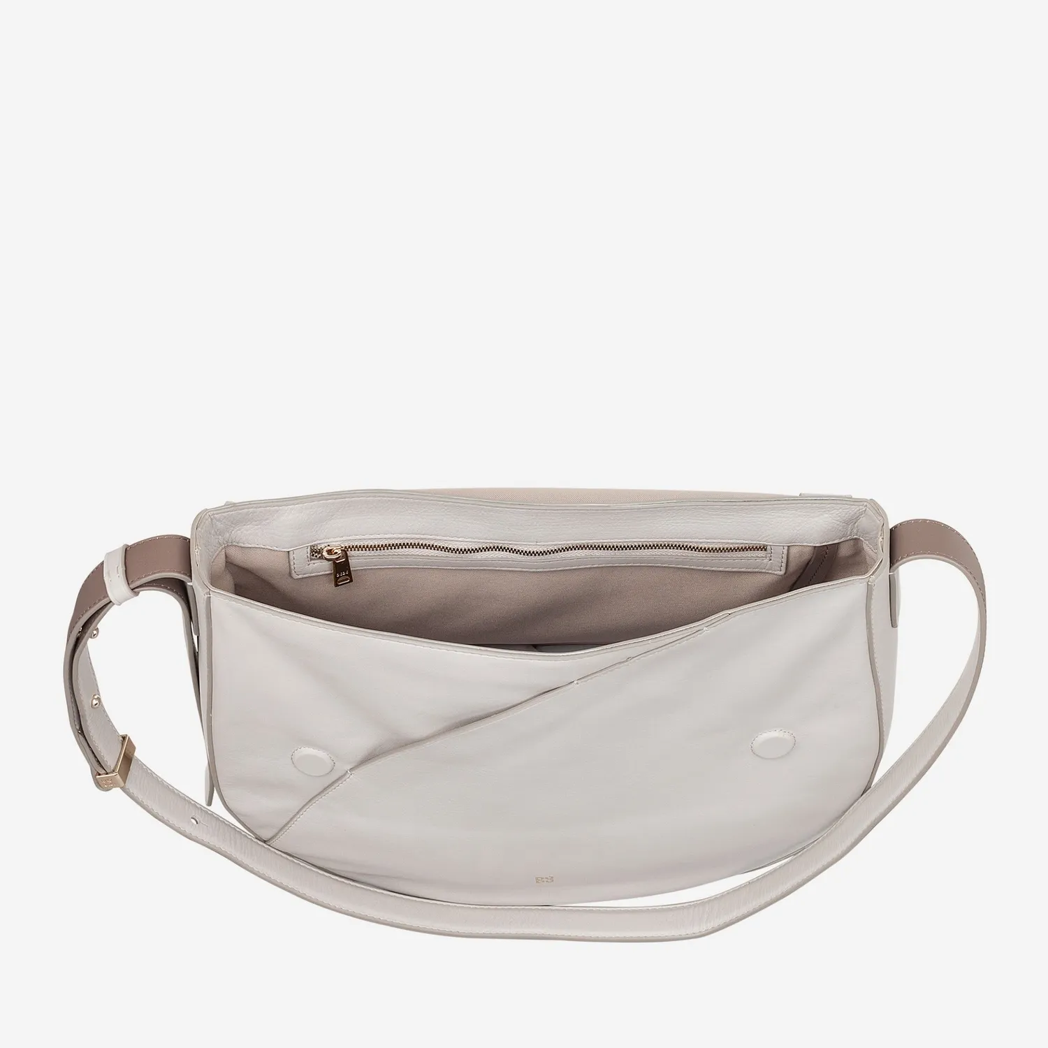 DuDubags Formentera skulderveske perle skinn