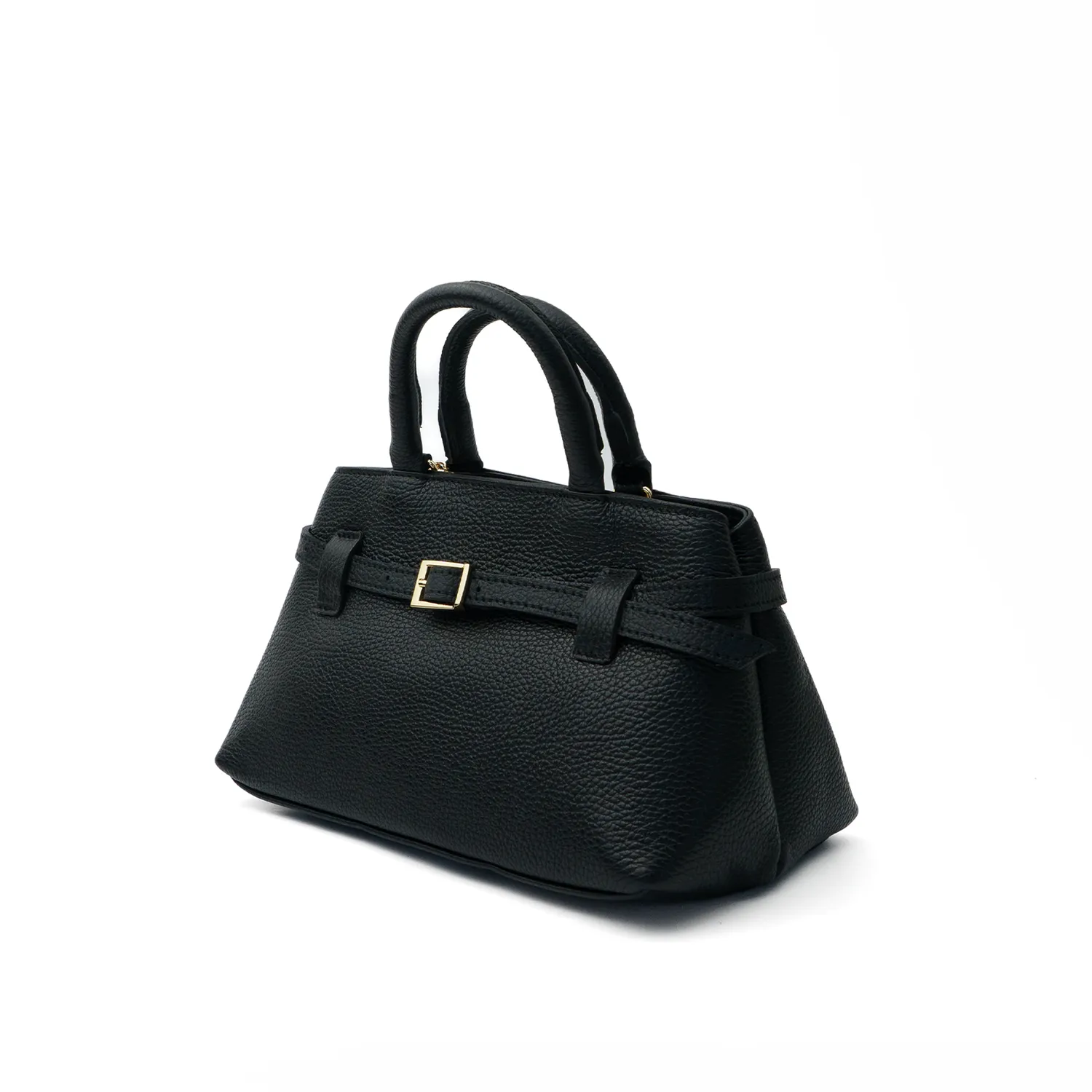 Latalia Pisa Mini crossbody svart i skinn