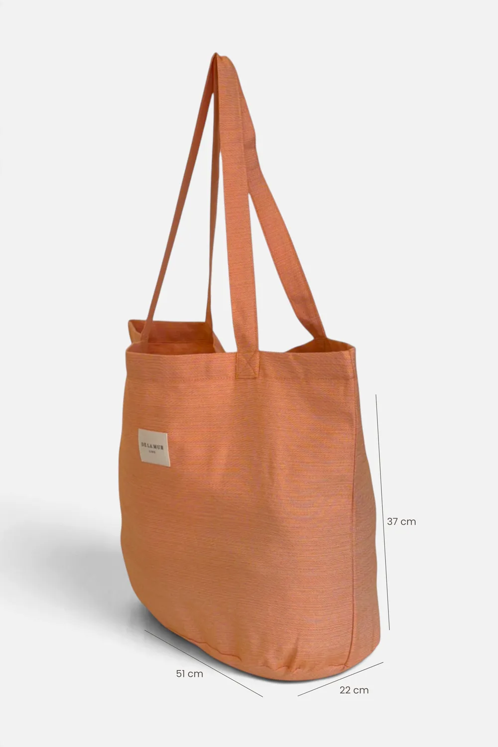 De La Mur Gina stor shopper oransje