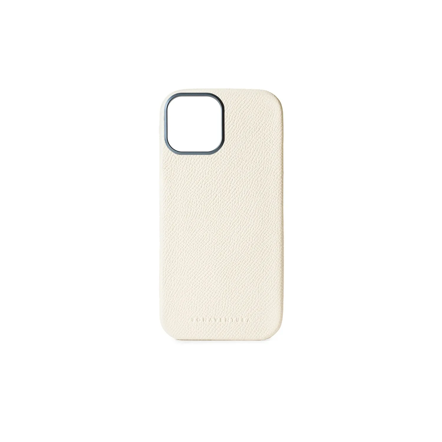 Bonaventura Nobile iPhone 16 bakdeksel etoupe skinn