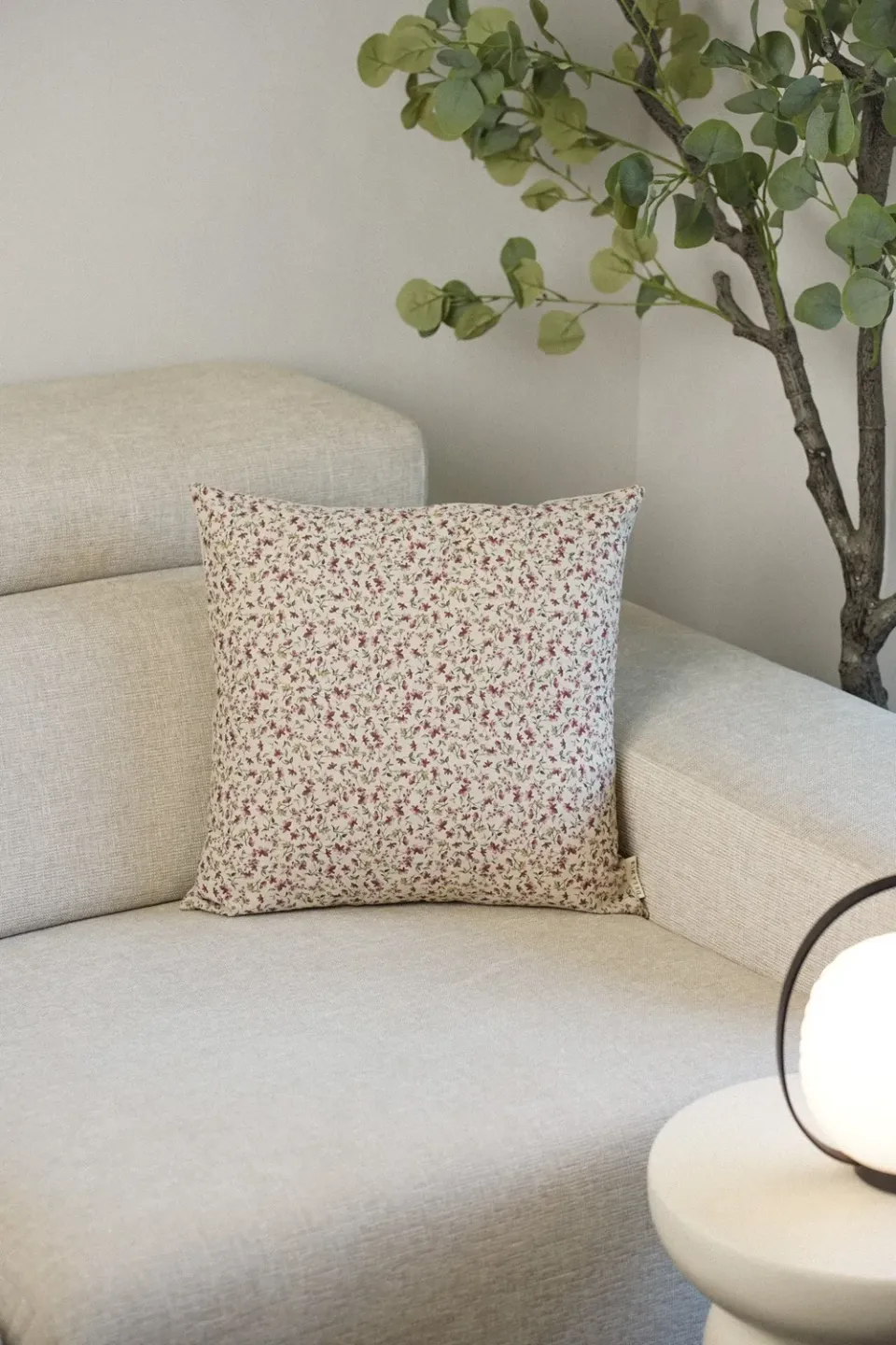 De La Mur Naila putetrekk 35x50 rosa blomstret