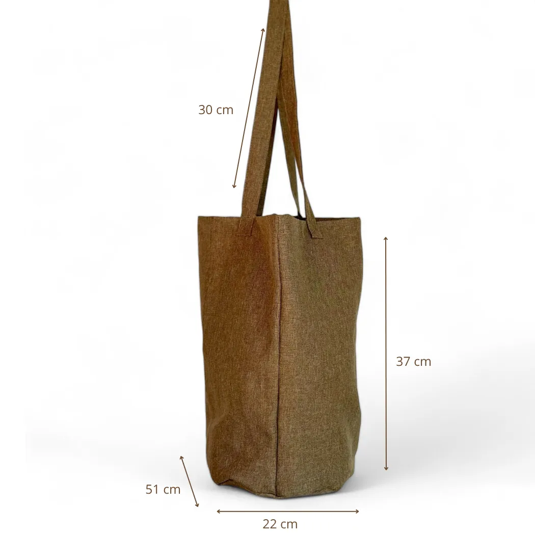 De La Mur Dark shopper oker 51 cm