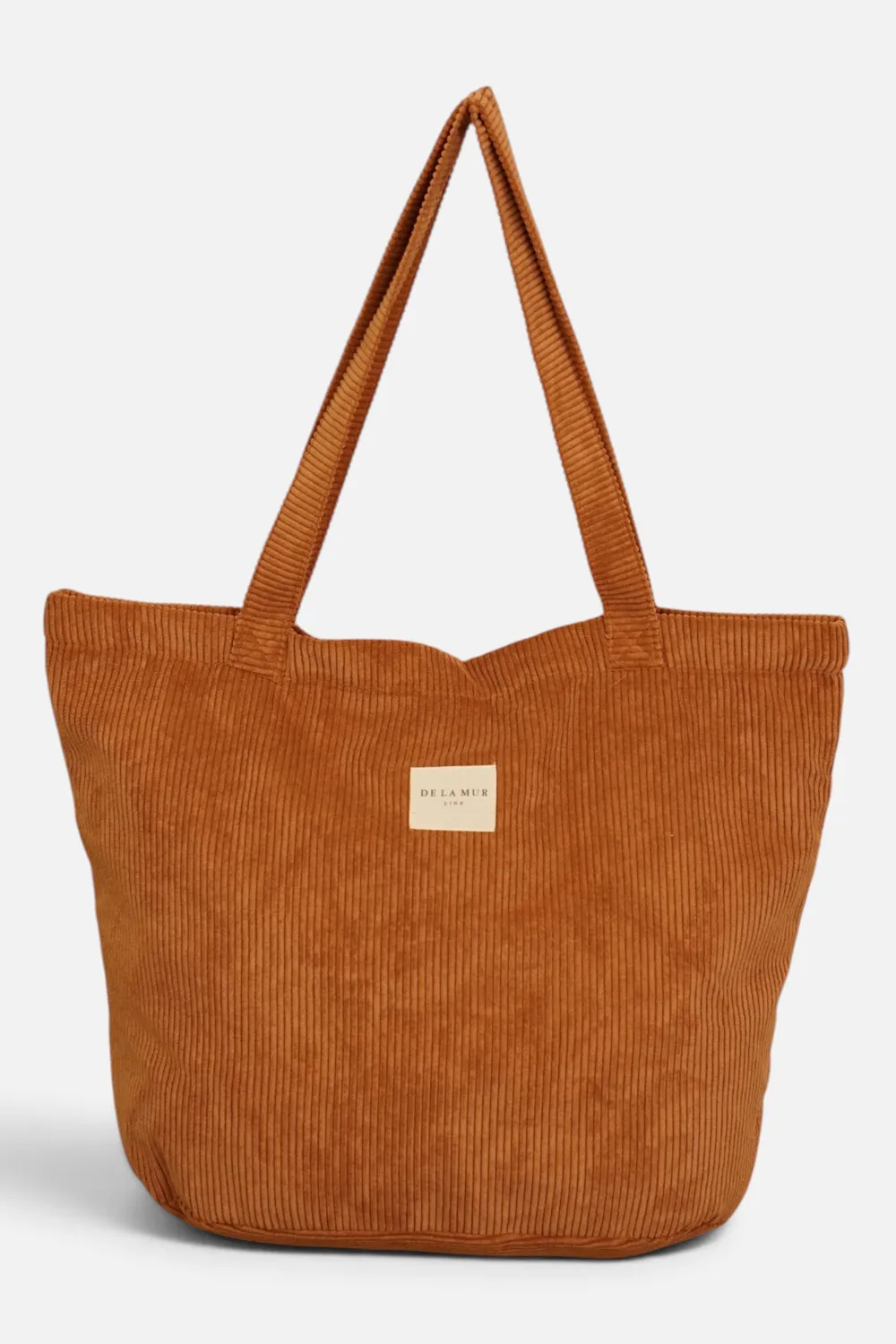 De La Mur Barro shopper terrakotta kordfløyel glidelås