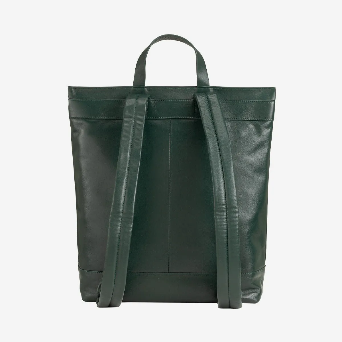 DuDubags Oslo ryggsekk skinn mangrove jobb