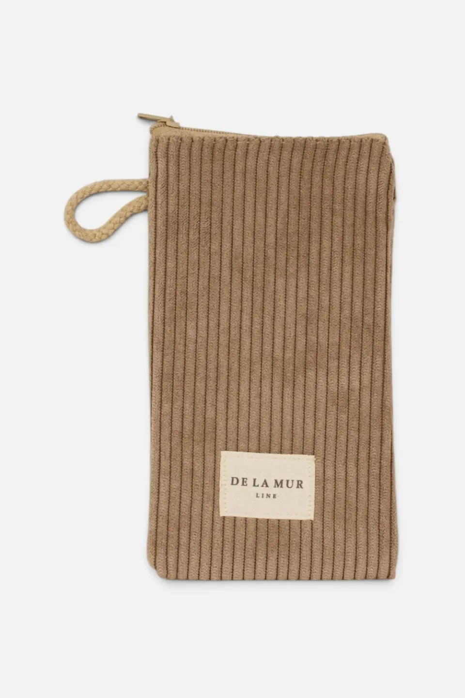 De La Mur Toast brilleetui beige kord 8,5x18 cm