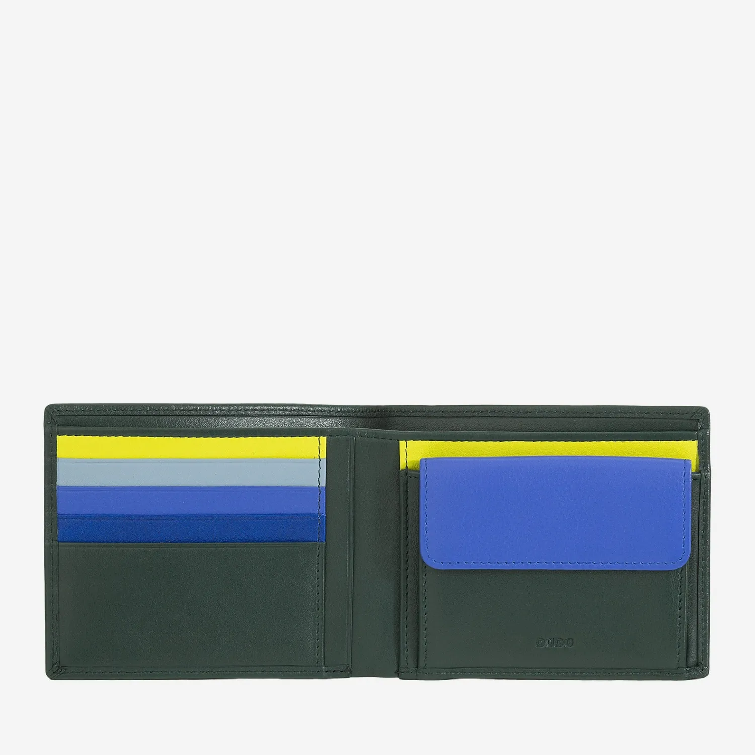 DuDubags Itaca lommebok herre svart RFID nappa