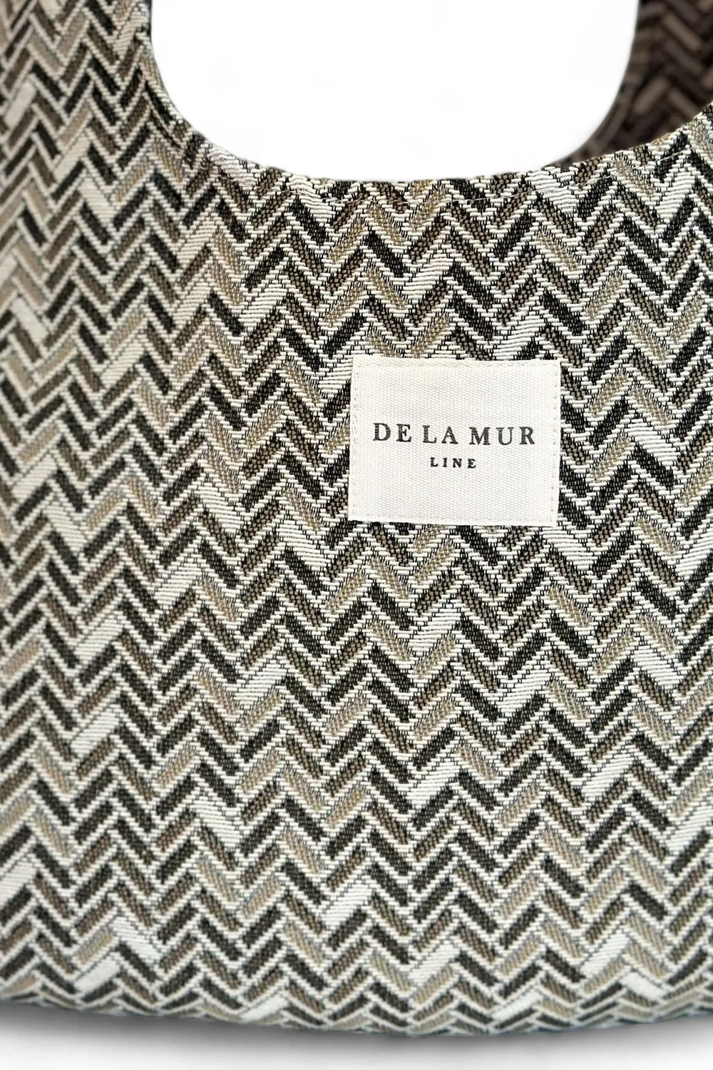 De La Mur Bure oval shopper brun geometrisk