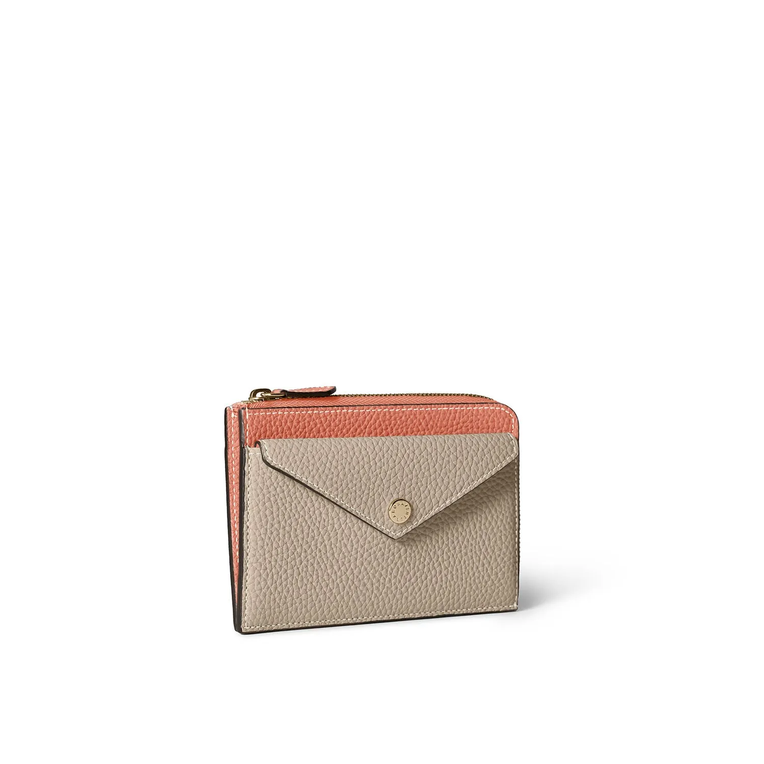 Bonaventura Zip konvoluttlommebok Etoupe Bordeaux
