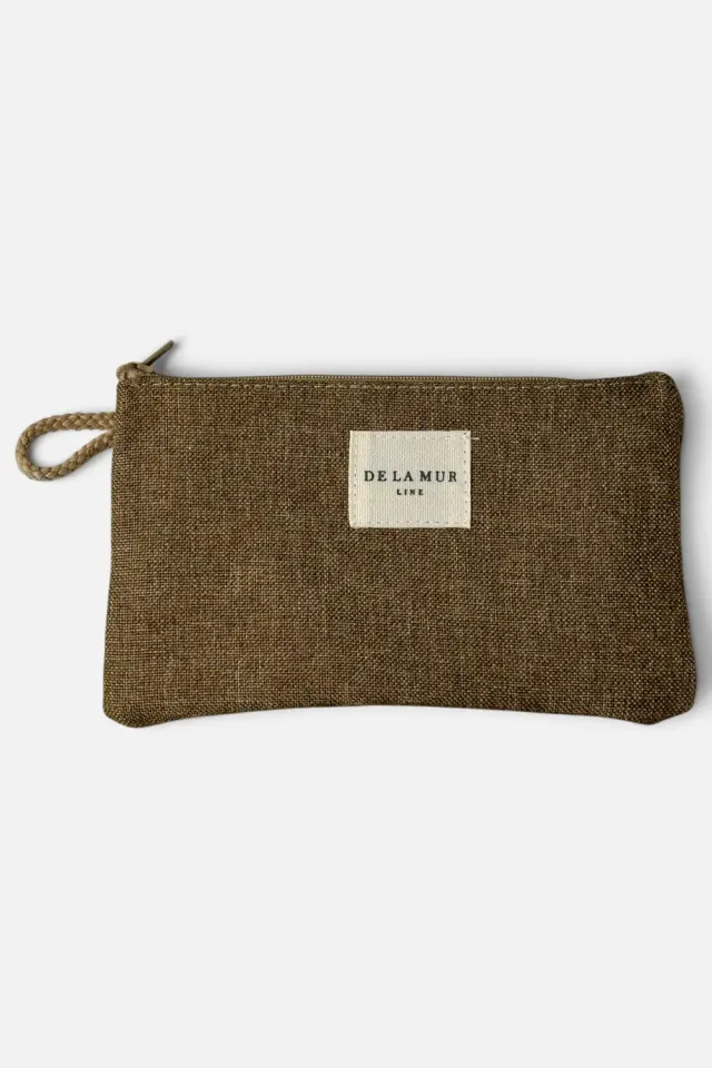 De La Mur Dark mini sminkeveske oker 17x10