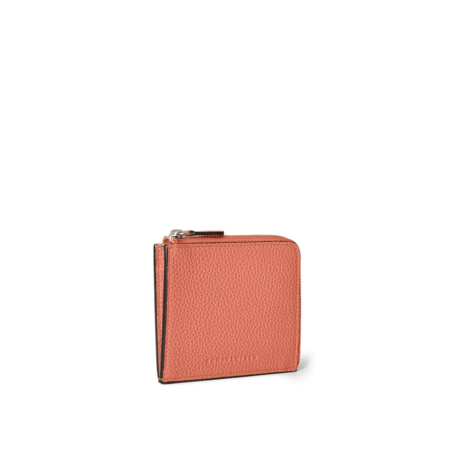 Bonaventura L-Zip lommebok Mare Blue Greige skinn