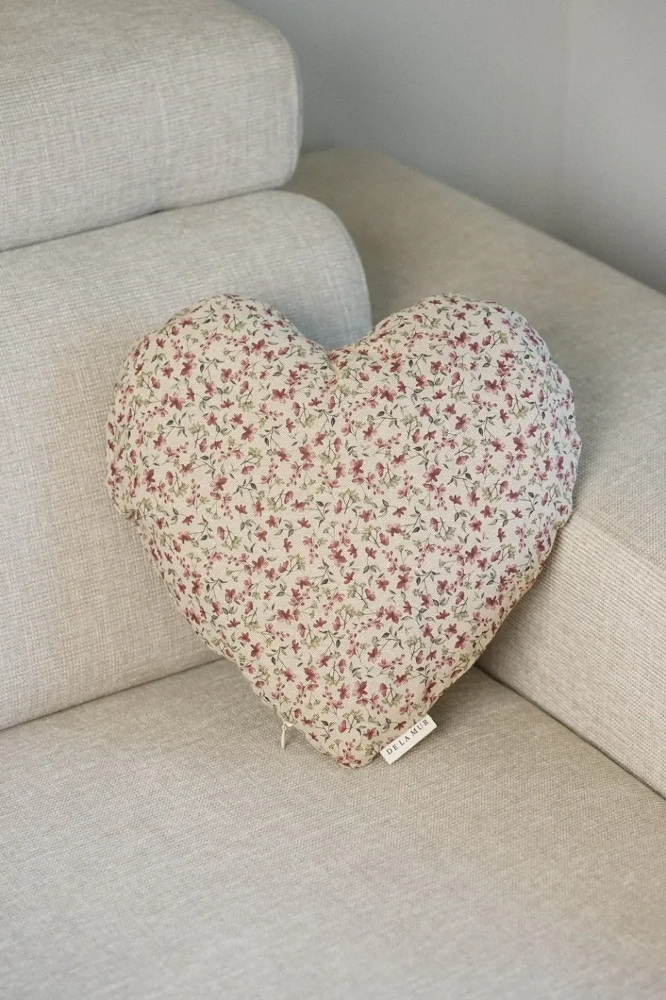 De La Mur Naila Corazón hjertepute rosa blomster