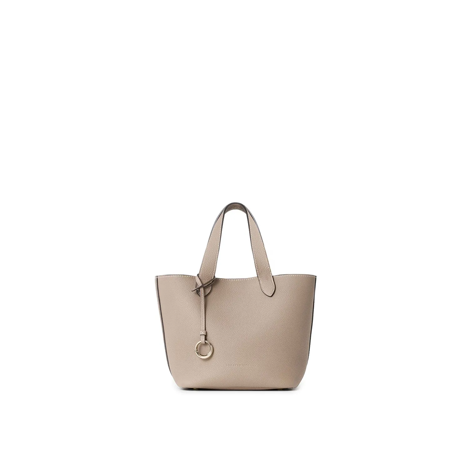 Bonaventura Alina 2-veis totebag skinn liten etoupe