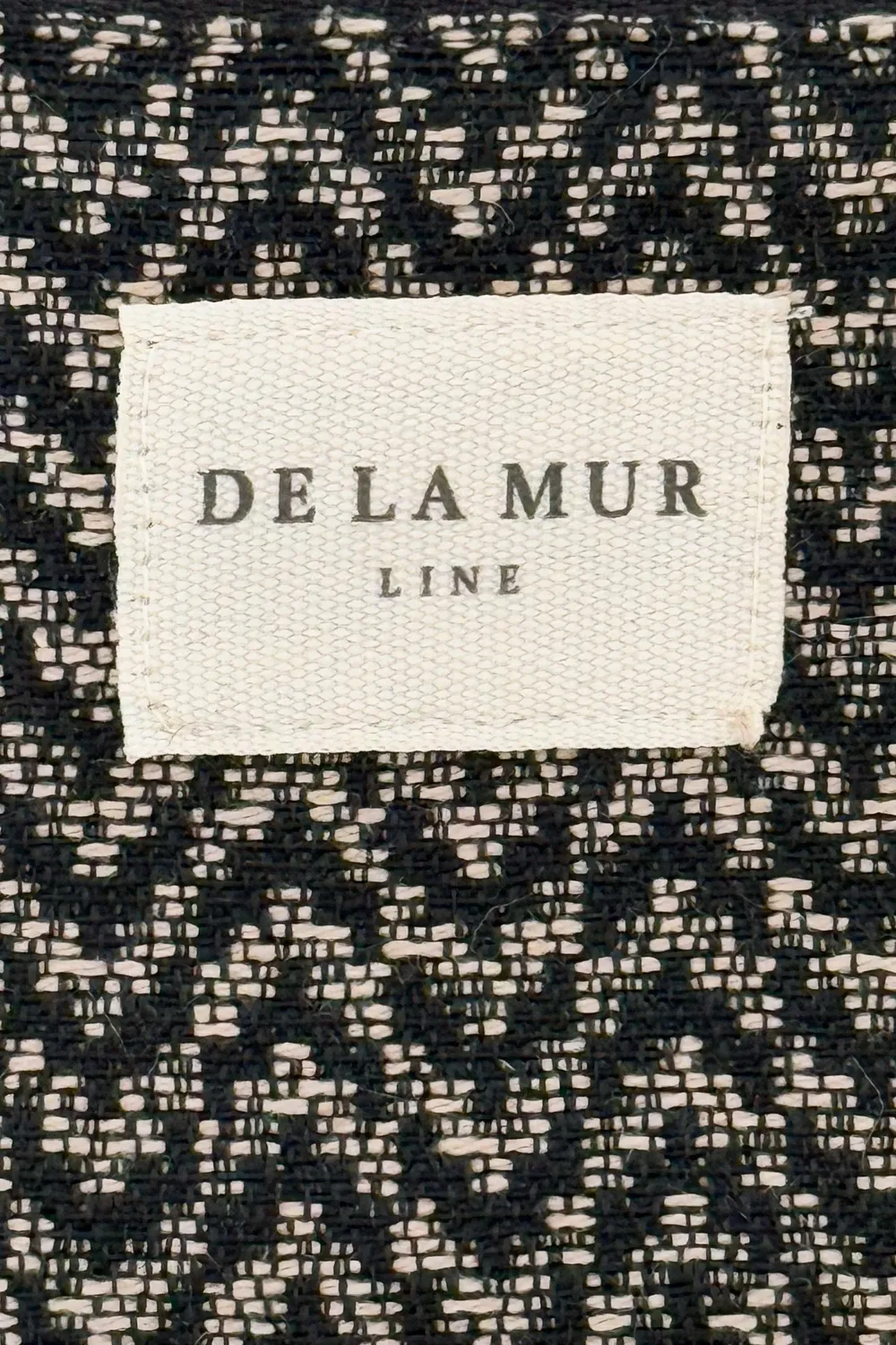 De La Mur Dana brilleetui sort beige 18,5x9 cm