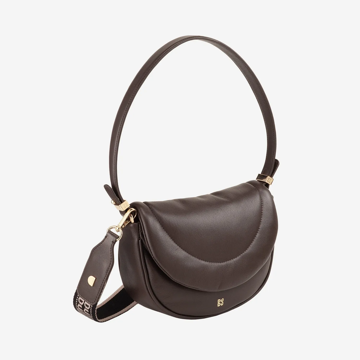 DuDubags Panarea vattert skulderveske olive green