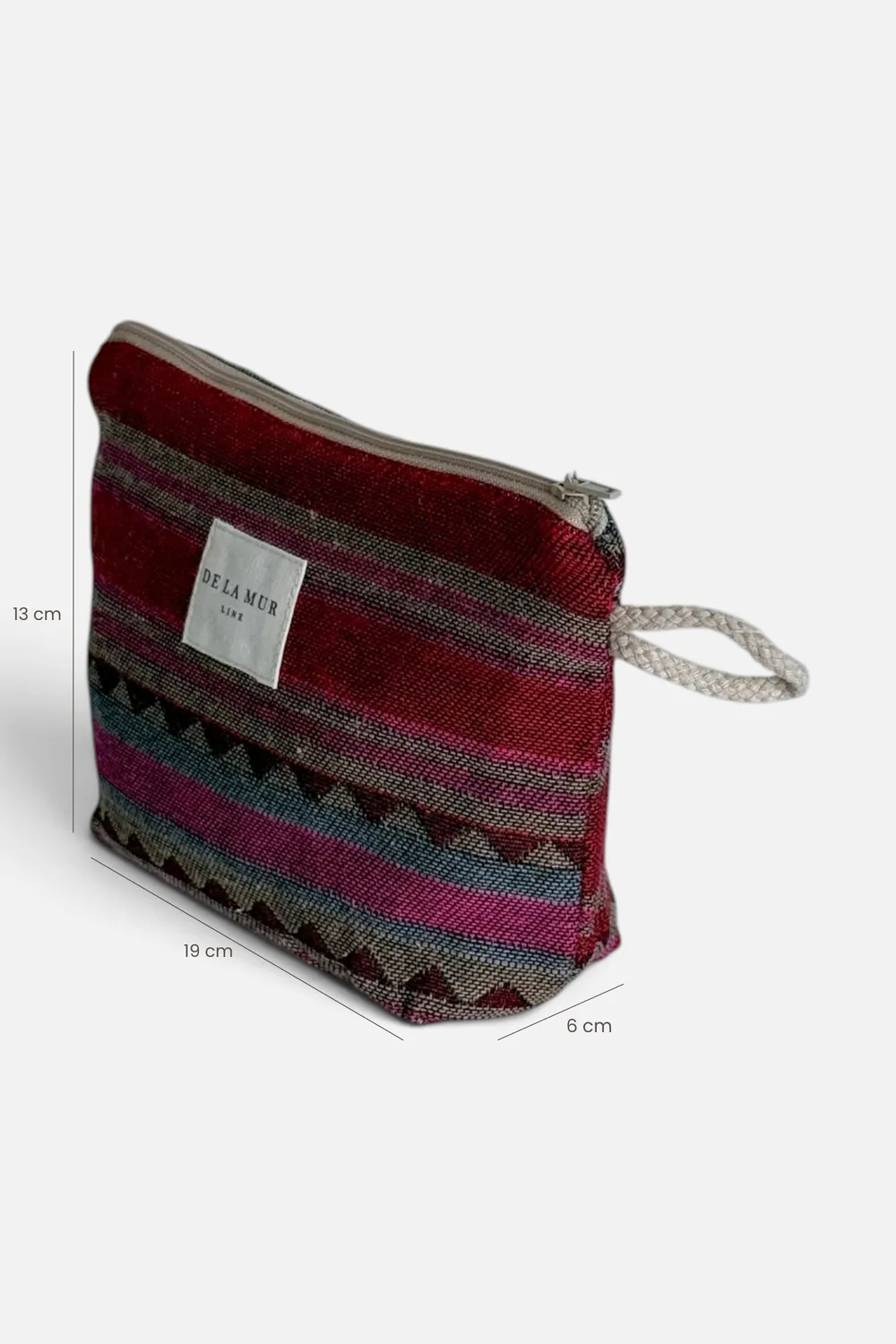 De La Mur Aura liten toalettmappe 13x19 cm jacquard