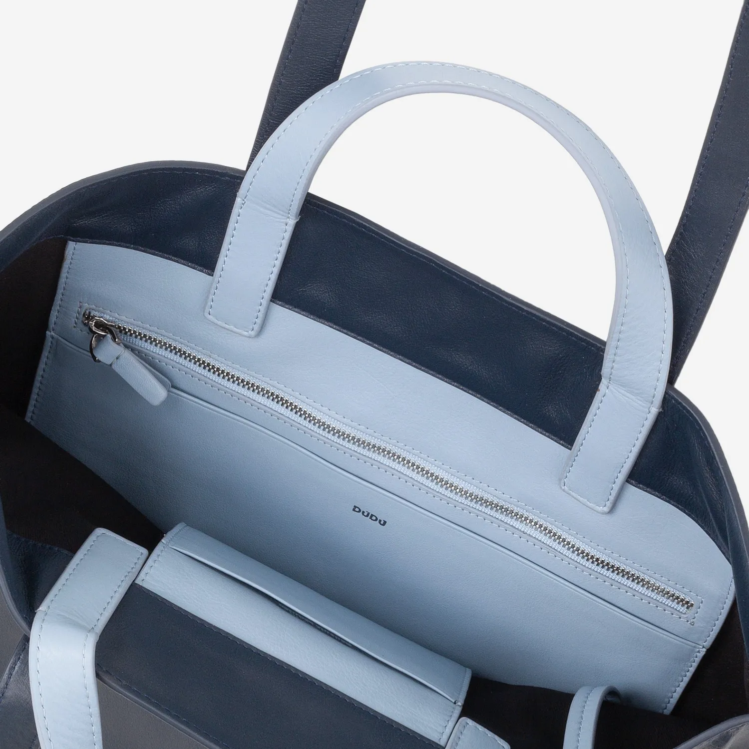 DuDubags Madeleine shopper svart skinn