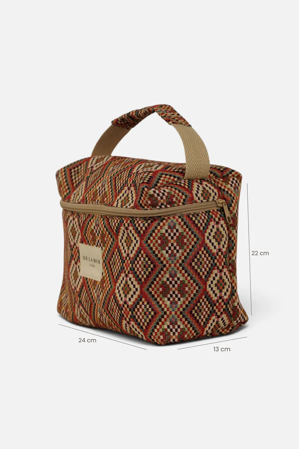 De La Mur Otto Grande Cuadrado toalettmappe jacquard