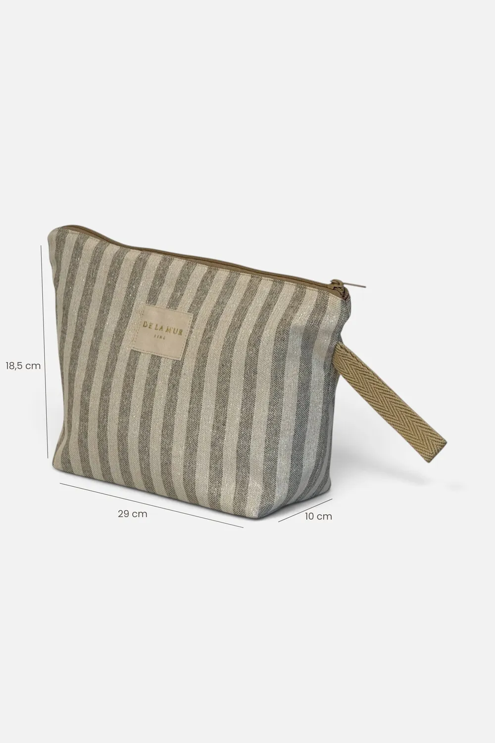 De La Mur Lugris stor toalettmappe 29 cm stripet