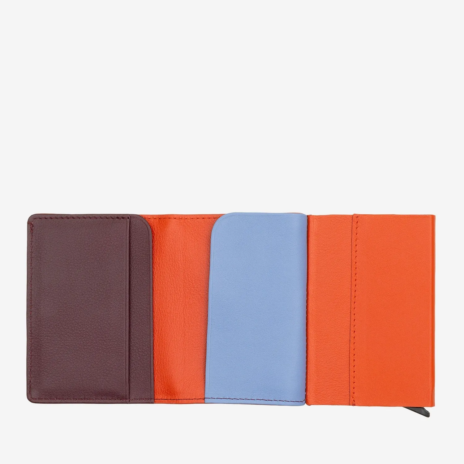 DuDubags Levante herrelommebok skinn oransje RFID